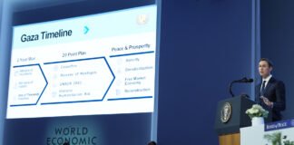 Platea Trump econstrucción total de Gaza bajo modelo inmobiliario