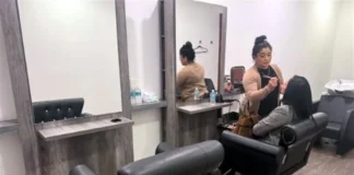 Pone Andrea Chávez salón de belleza en Senado