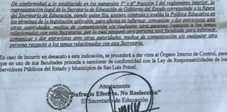 Defiende Gallardo circular de la SEGE y afirma que busca evitar pánico por temas de salud en escuelas