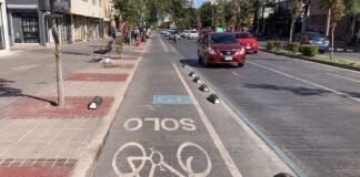 Ciclovía de Carranza muestra abandono y falta de mantenimiento
