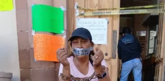 Suspenden comparecencia de titular de la CEDH en medio de protesta en el Congreso