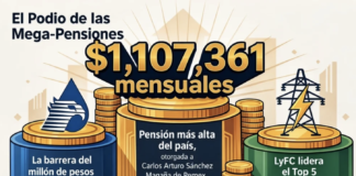 Tienen jubilados de Pemex y LyFC pensiones de millón al mes