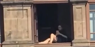 Sancionan a mujer por asolearse en Palacio