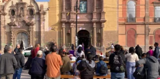 Evalúa INAH daños en templo de La Compañía tras manifestaciones del 8M