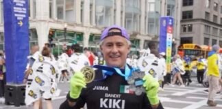 Completa Jorge Luis Aldrett los Six Majors Marathon en Boston