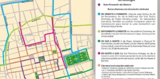 Implementa operativo vial por Procesión del Silencio en el Centro Histórico