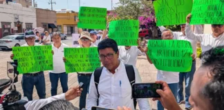 Protestan jubilados de CFE en SLP por recortes de hasta 60% en pensiones