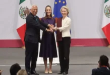 Firman México y UE acuerdo comercial modernizado