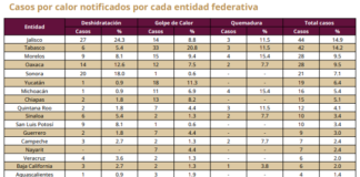 Suman 9 casos de deshidratación y un golpe de calor en SLP; temperaturas favorecen dengue y gusano barrenador