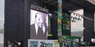 Arropa PVEM a Ruth González en aniversario del Gallardismo; Galindo acusa acto anticipado de campaña