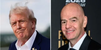 Admite Trump petición a Infantino sobre tarjeta a Balogun