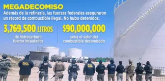Operaban criminales ¡su propia refinería!