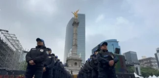 Inician cierres viales; despliegan 6 mil policías en Reforma