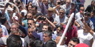 Gerardo Sánchez Zumaya denuncia agresión durante recorrido en el Mercado República
