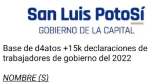 Hackean sistema del Ayuntamiento de SLP y filtran declaraciones patrimoniales de 2022