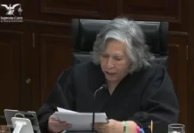 Altera Ministra Ríos orden de asuntos en la Corte
