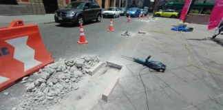Acusa Galindo al Gobierno de no reparar daños en el Centro Histórico