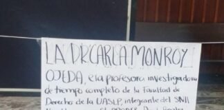 Exhiben nuevas denuncias de acoso en un tendedero de la Facultad de Derecho